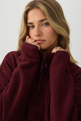 Fleece Quarter Zip Sweatshirt