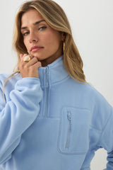 Fleece Quarter Zip Sweatshirt