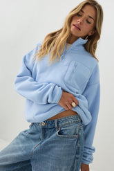 Fleece Quarter Zip Sweatshirt