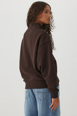MADESOFT⢠Fleece Mock Neck Sweatshirt