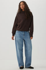 MADESOFT⢠Fleece Mock Neck Sweatshirt