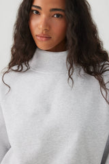 MADESOFT⢠Fleece Mock Neck Sweatshirt