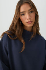 MADESOFT⢠Fleece Mock Neck Sweatshirt