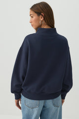 MADESOFT⢠Fleece Mock Neck Sweatshirt