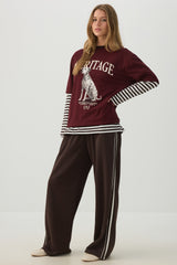 Wide Leg Knit Pants