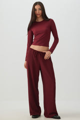 Super Soft Long Sleeve Crop T-Shirt