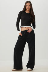 Super Soft Long Sleeve Crop T-Shirt