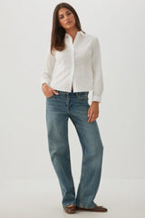 The Era Fit Mid Rise Straight Jean