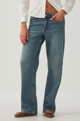 The Era Fit Mid Rise Straight Jean