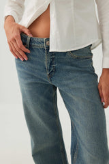 The Era Fit Mid Rise Straight Jean