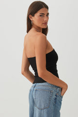 Metal Trim Tube Top