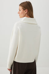 Half Zip Polo Sweater