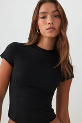 Crew Neck Knit Top