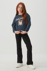 MADESOFT⢠Fleece Crew Neck Graphic Sweatshirt