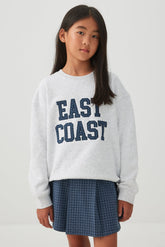 MADESOFT⢠Fleece Crew Neck Graphic Sweatshirt