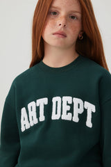 MADESOFT⢠Fleece Crew Neck Graphic Sweatshirt