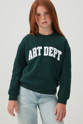 MADESOFT⢠Fleece Crew Neck Graphic Sweatshirt
