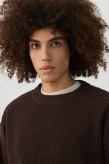 Boxy Chenille Knit Sweater