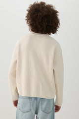 Boxy Chenille Knit Sweater