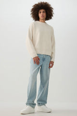 Boxy Chenille Knit Sweater