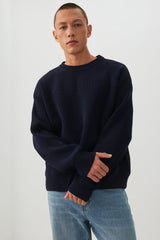 Boxy Chenille Knit Sweater
