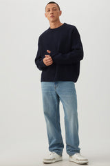 Boxy Chenille Knit Sweater