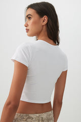 Licensed Coors Graphic Crop T-Shirt