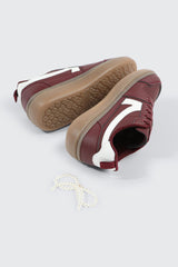 Court Sneakers with Pearl Bow Detail