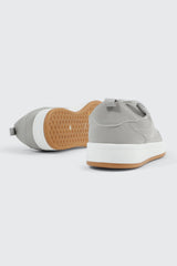 Faux Suede Platform Sneakers