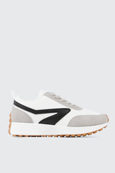 Lace Up Sneakers with Contrast Trim