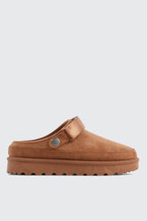 Faux Sheepskin Mules