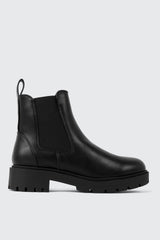 Round Toe Chelsea Boots