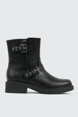 Round Toe Ankle Boots