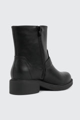 Round Toe Ankle Boots