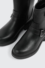Round Toe Ankle Boots