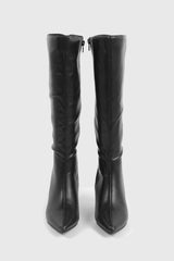 Pointed Toe Knee High Boots