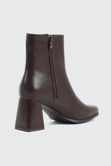 Square Toe Ankle Boots