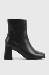 Square Toe Ankle Boots