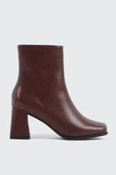 Square Toe Ankle Boots