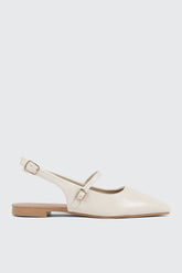 Pointed Slingback Flats