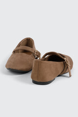 Almond Toe Mary Jane Flats