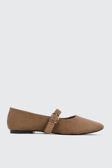 Almond Toe Mary Jane Flats
