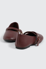 Almond Toe Mary Jane Flats