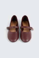 Almond Toe Mary Jane Flats