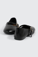 Almond Toe Mary Jane Flats