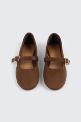 Almond Toe Mary Jane Flats