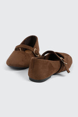 Almond Toe Mary Jane Flats
