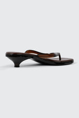 Clear Mule Kitten Heels