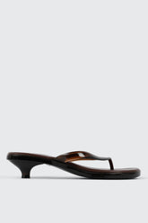 Clear Mule Kitten Heels