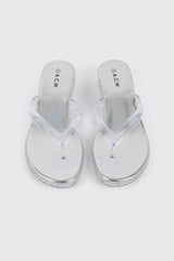 Clear Mule Kitten Heels